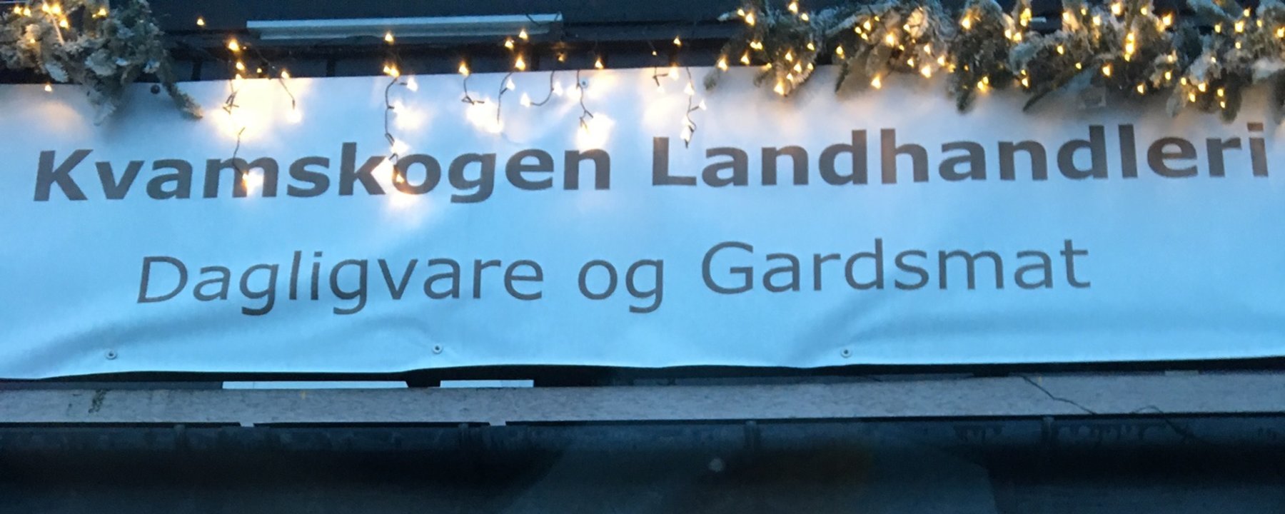 Prosjektbilde for Vi støtter Kvamskogen Landhandleri 😊