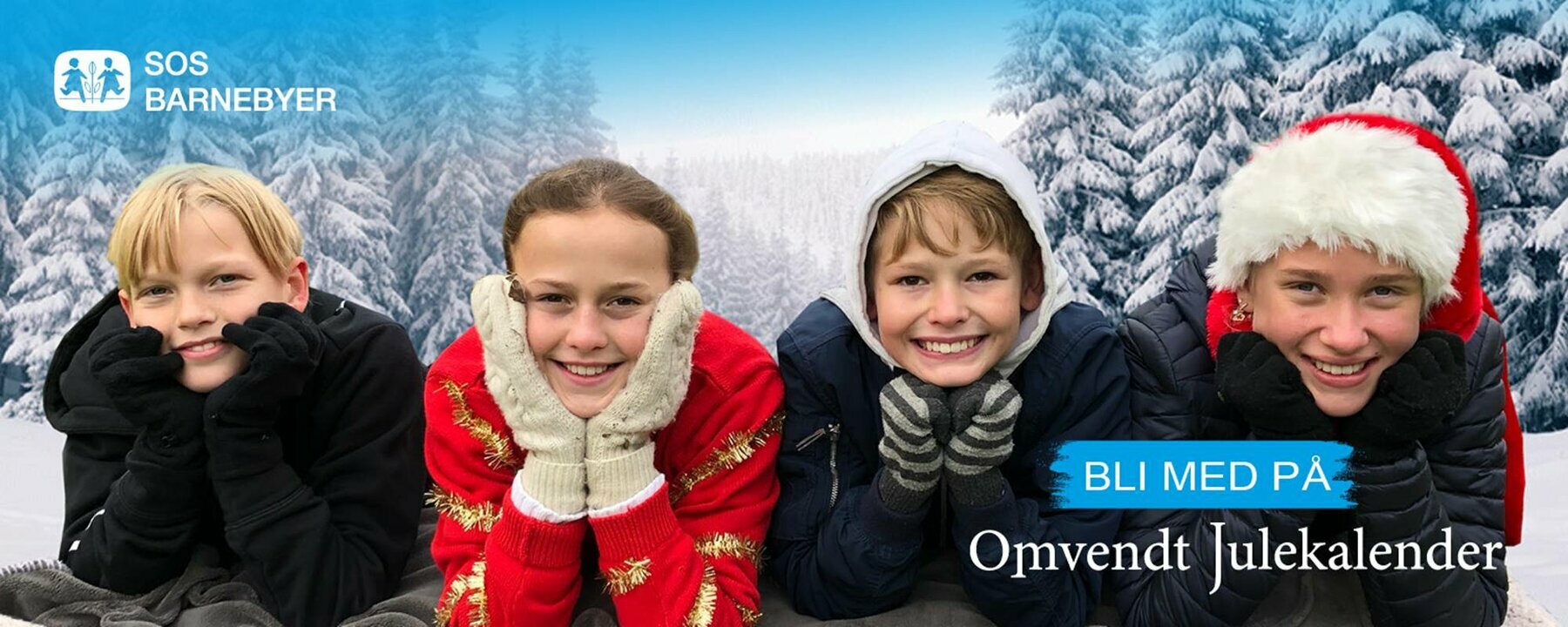 Prosjektbilde for Vår Omvendt Julekalender til SOS-barnebyer 