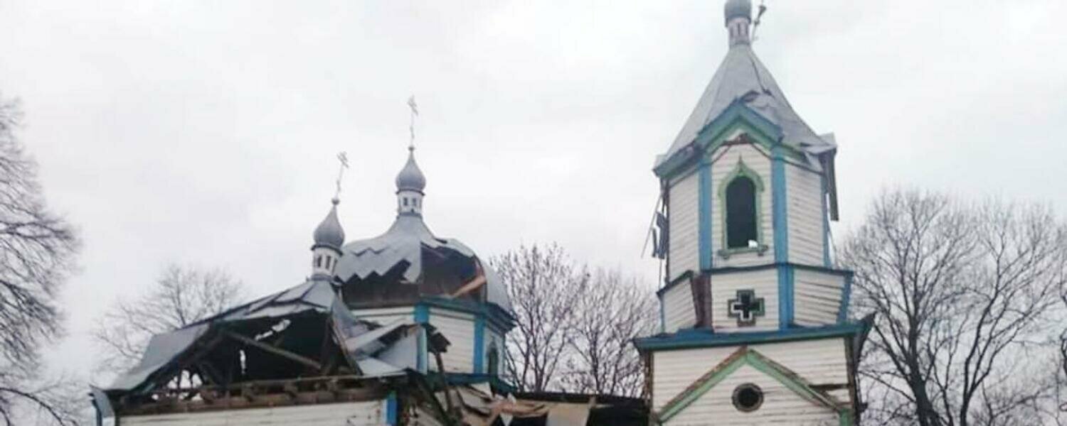 Prosjektbilde for Støtte å bygg opp igjen flere kirka i Ukraina