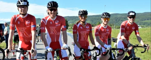 Prosjektbilde for Nes Sp.Kl. sykkel/Team OSEA. Et satsende sykkellag søker økonomisk støtte til utstyr og reising.