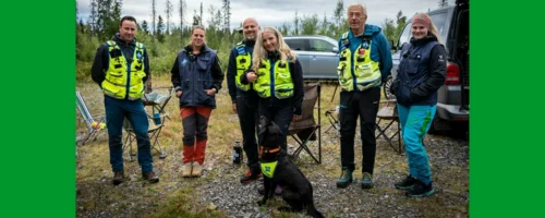 Prosjektbilde for Støtt Norske Redningshunder Gjøvik, Toten og Hadeland lag med nye VHF-radioer