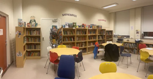 Prosjektbilde for Oppgradering av skolebiblioteket på Hafslundsøy Skole
