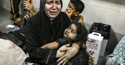 Prosjektbilde for VI SER HVA SOM SKJER – VI MÅ HJELPE FOLK PÅ GAZA!  
