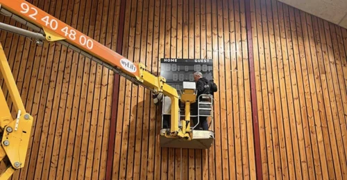Prosjektbilde for Ny måltavle i Hedmarkhallen 🤾