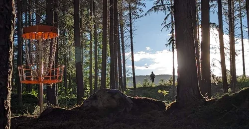 Prosjektbilde for Hvile/ventebenker til discgolfbanen på Skinnarberget.