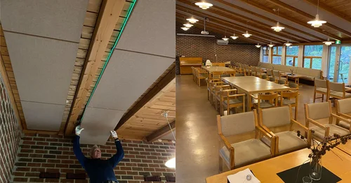 Prosjektbilde for Lyddemping kirkestue