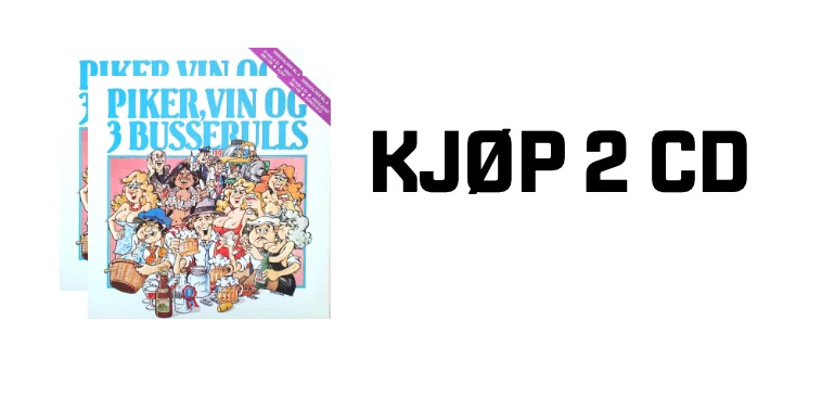 Kjøp 2 CD-er, få dem i posten