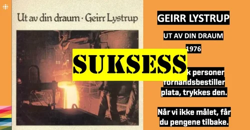 Prosjektbilde for NACD: GEIRR LYSTRUP - UT AV DIN DRAUM (1976)