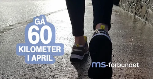 Prosjektbilde for Gå 60 kilometer i april - for ei verd utan MS