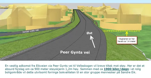 Prosjektbilde for Søndre Eik Vel trenger din hjelp til arbeidet MOT vestlig adkomst fra Eikveien til Velleskogen