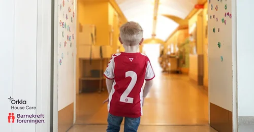 Prosjektbilde for Orkla House Care støtter kampen mot barnekreft! 
