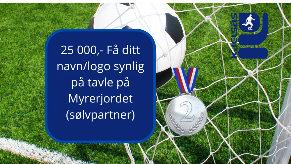 Få ditt navn/logo synlig på tavle på Myrerjordet (sølvpartner)