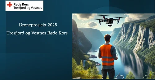 Prosjektbilde for Drone til Tresfjord og Vestnes Røde Kors