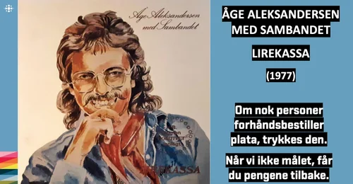 Prosjektbilde for NACD: ÅGE ALEKSANDERSEN MED SAMBANDET - LIREKASSA (1977) 