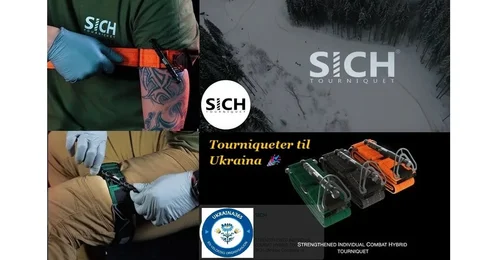 Prosjektbilde for Bursdagsinnsamling: livreddende førstehjelpsutstyr - tourniqueter SICH til Ukraina