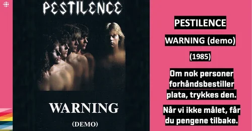 Prosjektbilde for NACD: PESTILENCE - WARNING (demo) (1985)