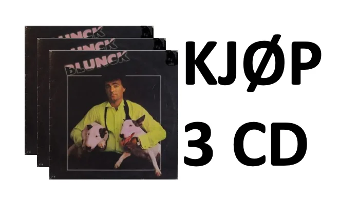 Kjøp 3 CD-er, få dem i posten