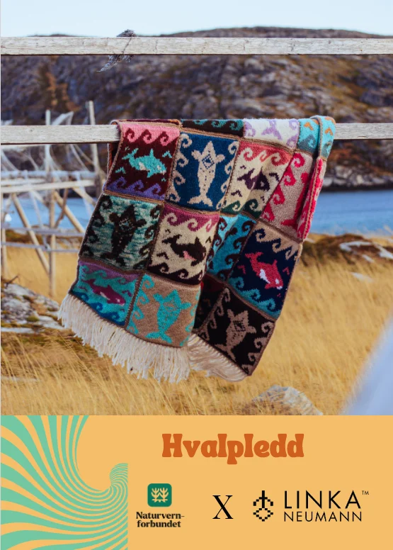 Strikkeoppskrift: Hvalpledd