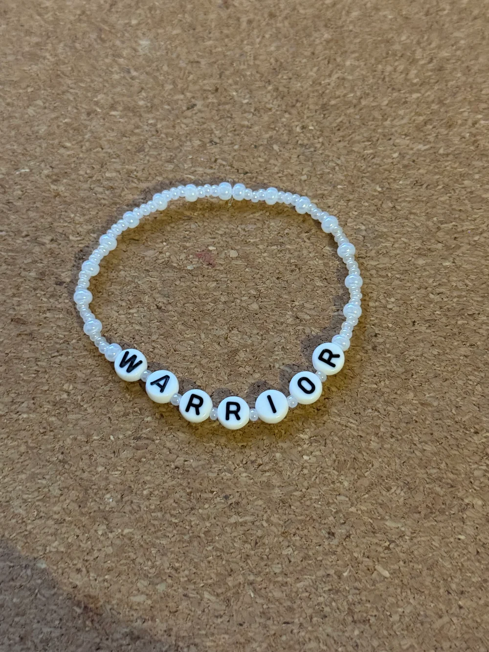 WARRIOR (perlehvit) - str S (17cm)