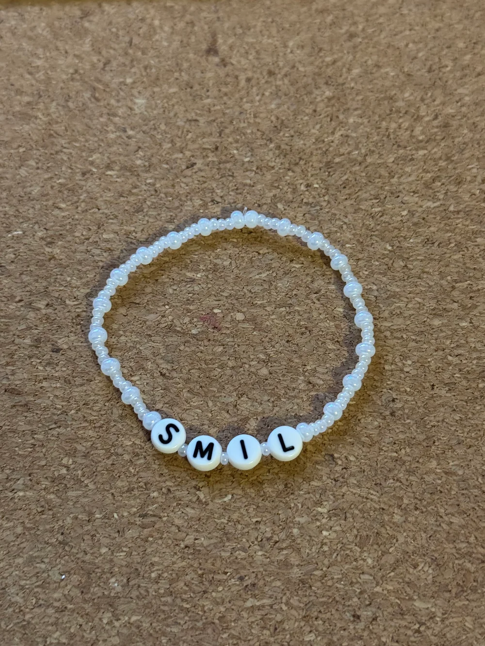 SMIL (perlehvit) - str XL (20cm)