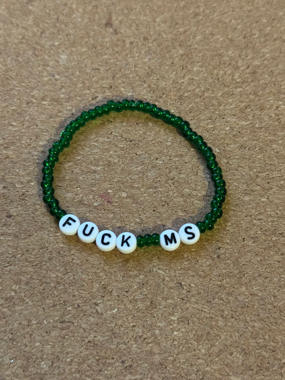 Fuck MS (grønn) - str L (19cm)