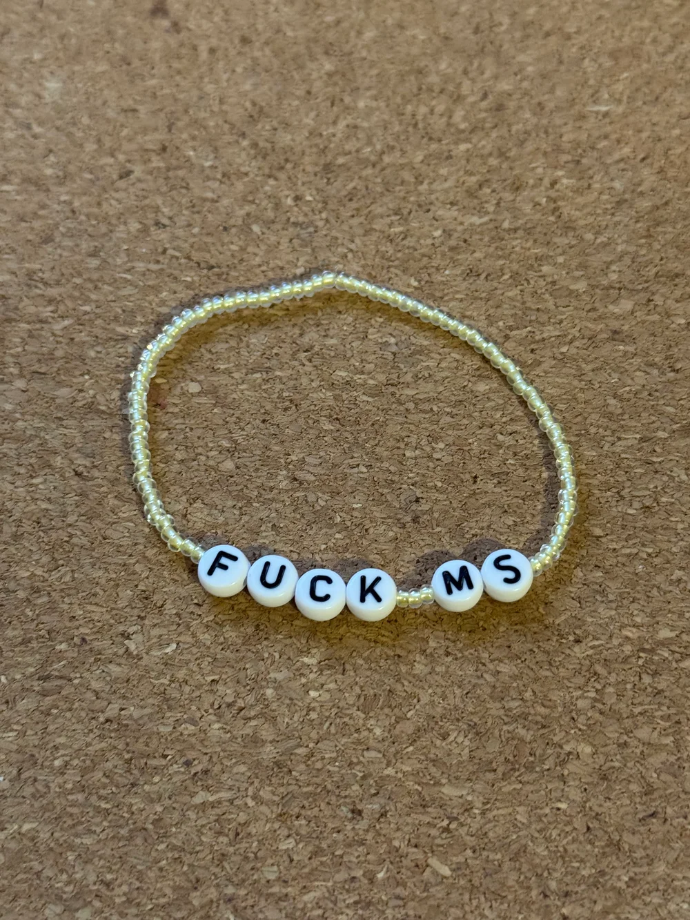 Fuck MS (gul) - str XL (20cm)