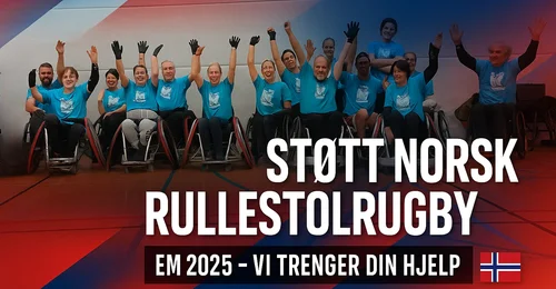 Prosjektbilde for Støtt Norsk Rullestolrugby - Sesong 2025-2026