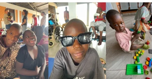 Prosjektbilde for Hjelp barna på Dina Special Children Centre" med utstyr