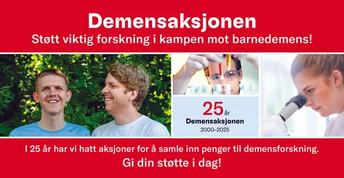 Prosjektbilde for Demensaksjonen samler inn til forskning på barnedemens