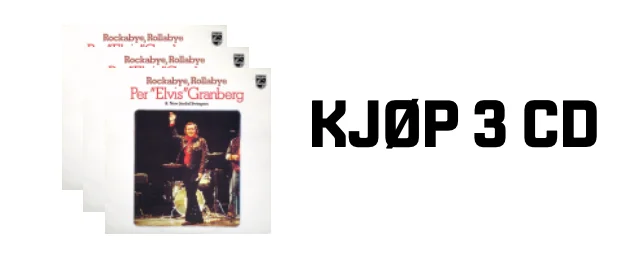 Kjøp 3 CD-er, få dem i posten