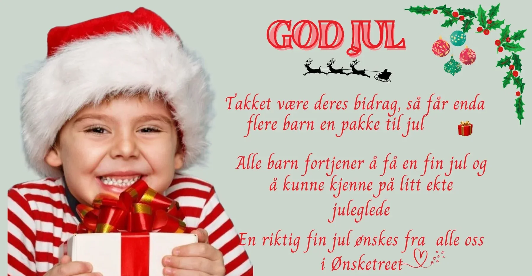 Alle barn fortjener en fin jul ! | Spleis fra SpareBank 1