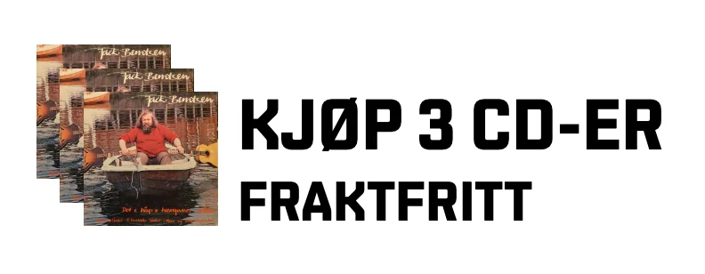 Kjøp 3 CD-er, få dem i posten