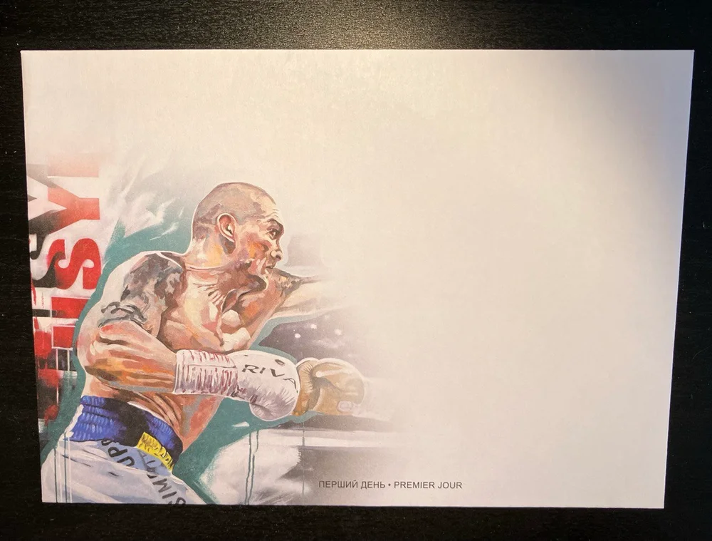 Konvolutt med den ukrainske bokseren Oleksandr Usyk