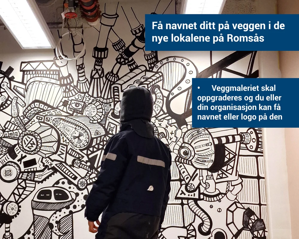 Få navnet ditt på veggen i de nye lokalene på Roms