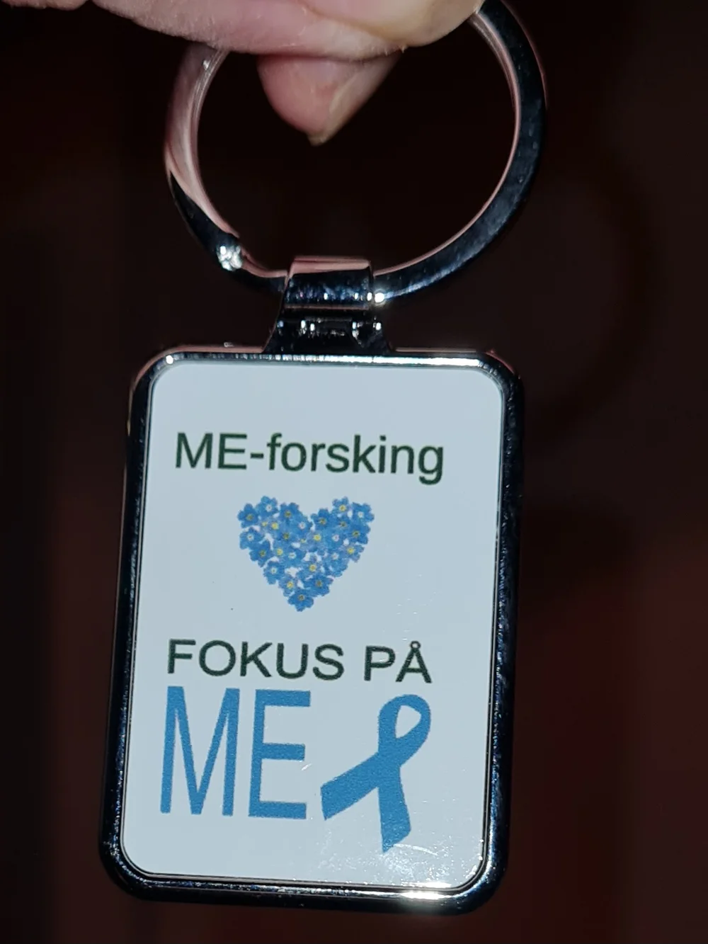 Nøkkelring 'Fokus på ME'