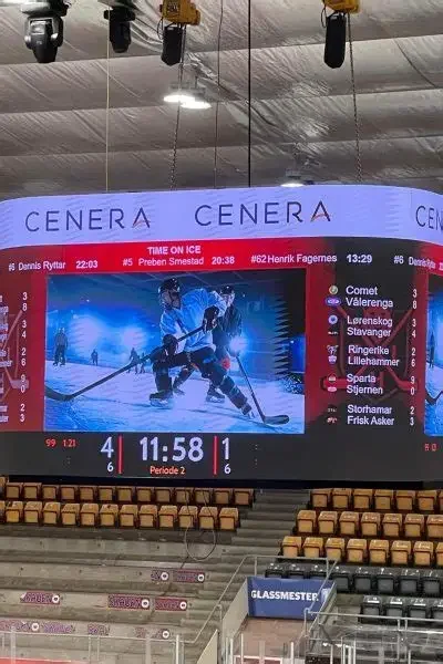 Navn på skjerm i hallen