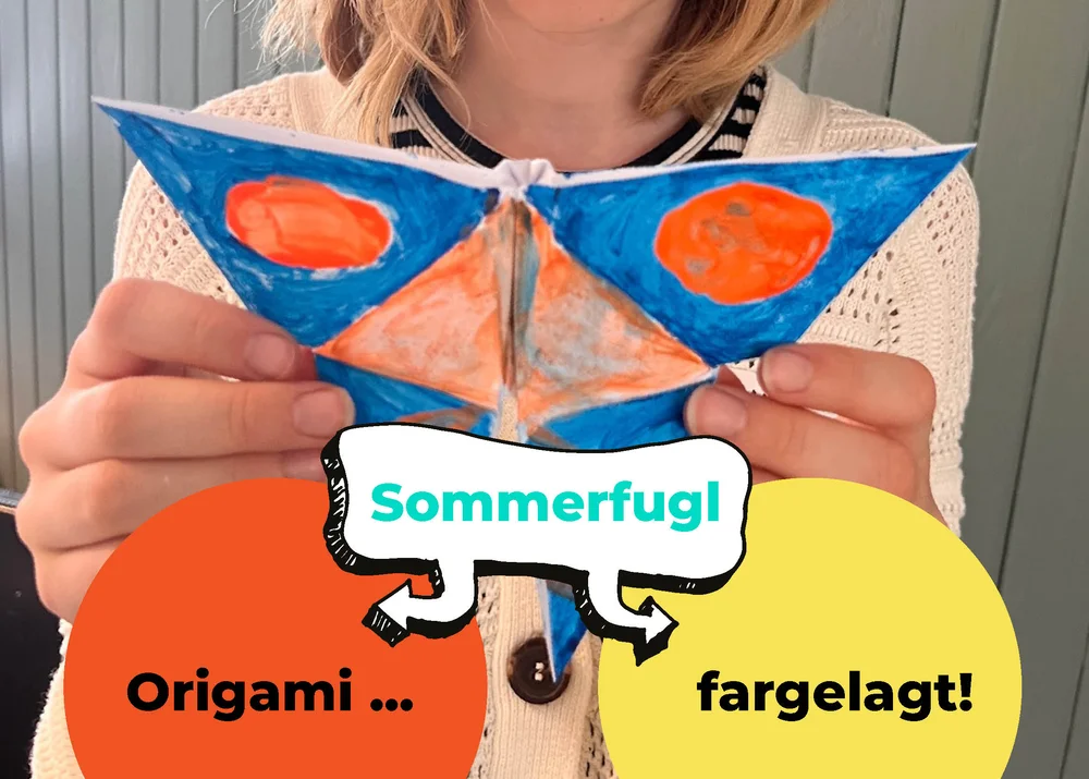 Origami-sommerfugl