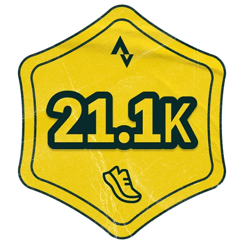 Startnummer & medalje - Halvmaraton+