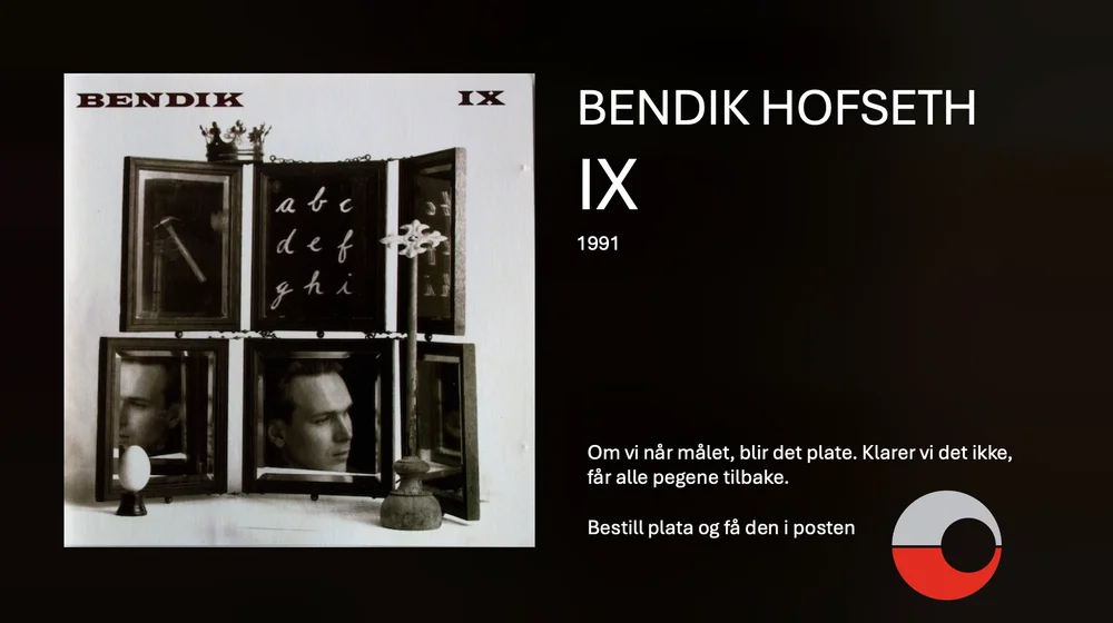 Bestill LP-en, få den i posten