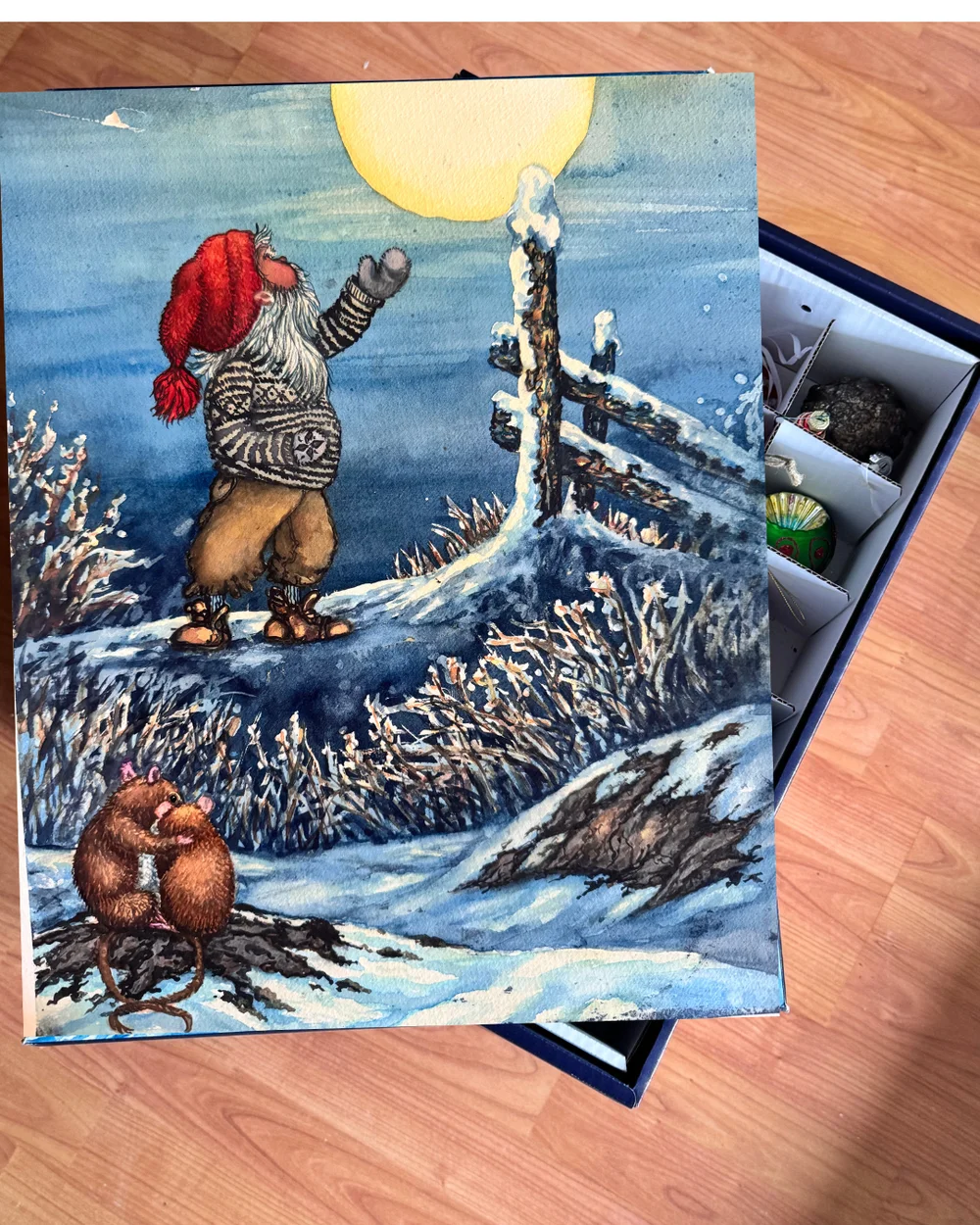 Julemagi på boks Nisse i måneskinn