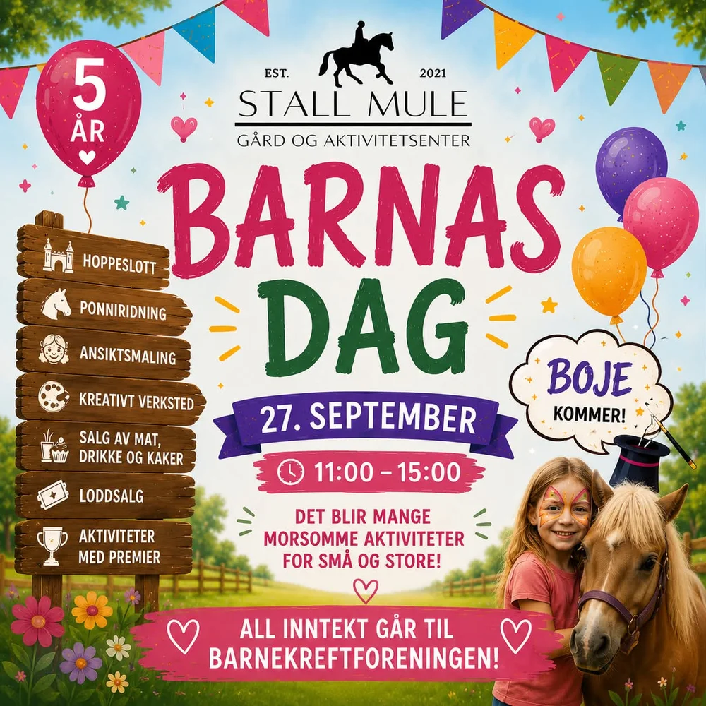 Billett til barnas dag 1 barn.