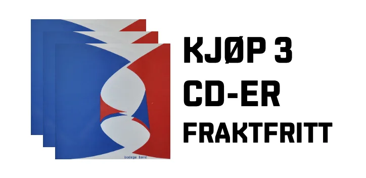 Kjøp 3 CD-er, få den i posten fraktfritt