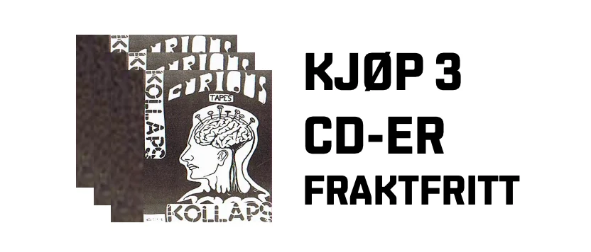Kjøp 3 CD-er, få dem i posten fraktfritt