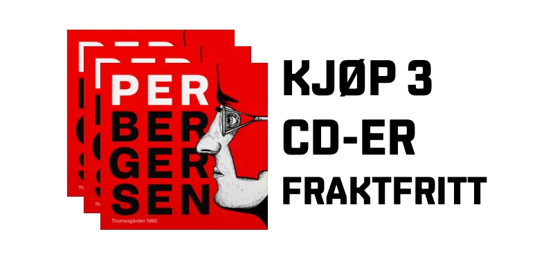 Kjøp 3 CD-er, få dem i posten fraktfritt