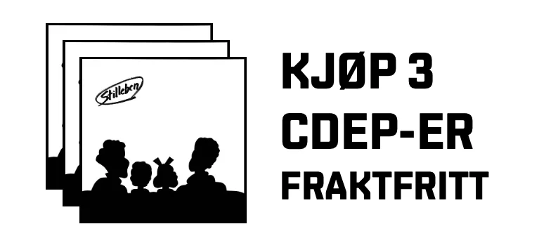 Kjøp 3 CDEP-er og få dem i posten fraktfritt