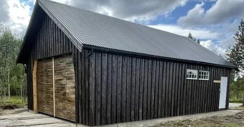 Strøm til løypemaskin-garasjen i Telveien