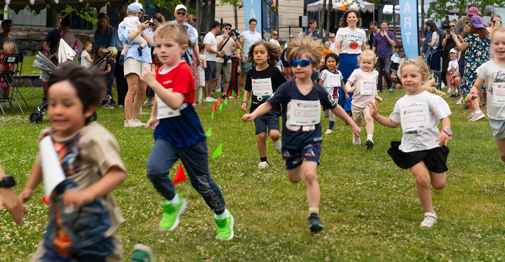 Billett gir påmelding til løpet og medalje