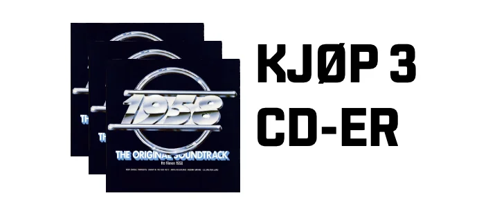 Kjøp 3 CD-er,- få dem i posten fraktfritt