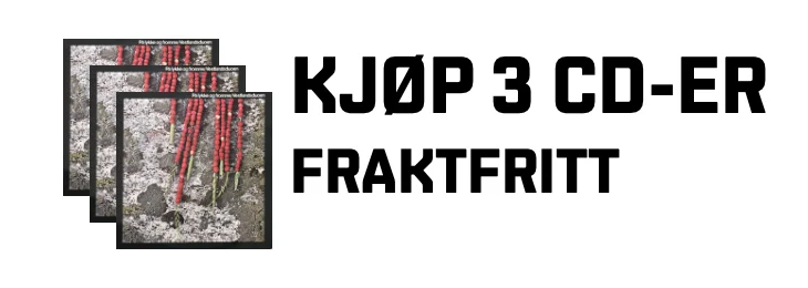 Kjøp 3 CD-er, få dem i posten fraktfritt