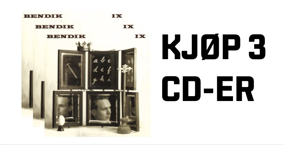 Kjøp 3 CD-er, få dem i posten fraktfritt